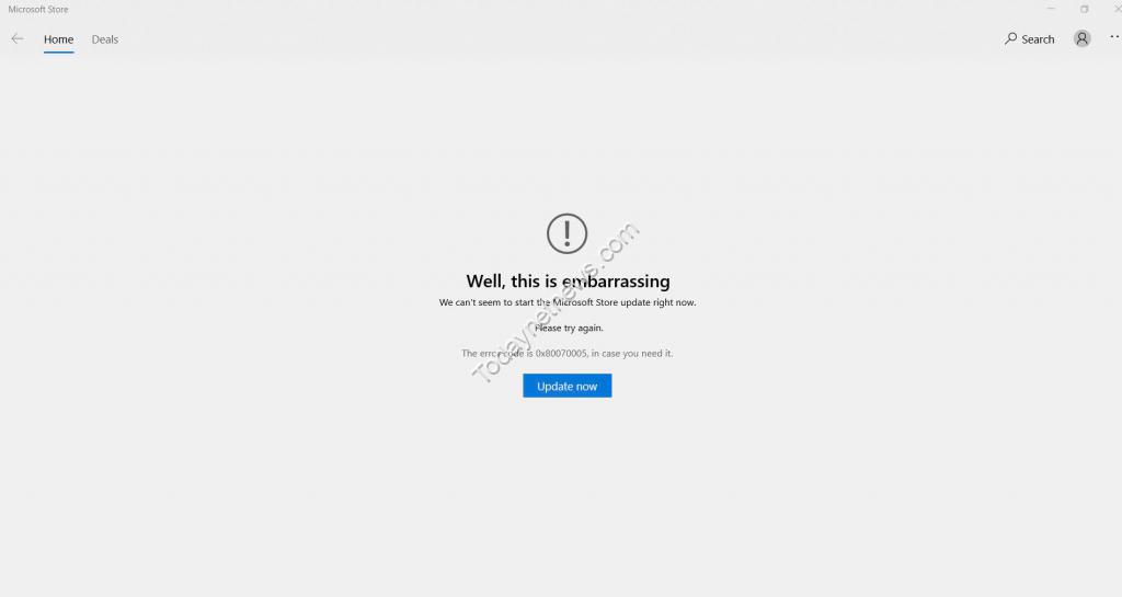 Microsoft Store error Well, this is embarrassing.jpg