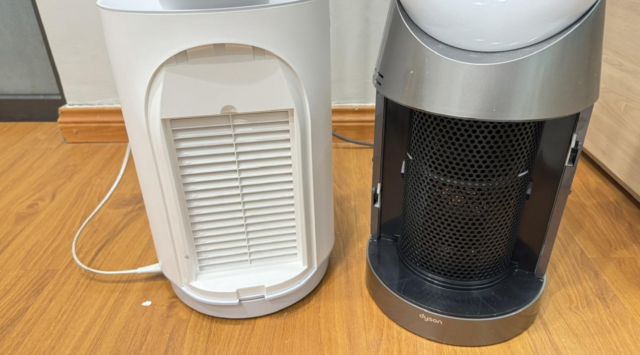 dyson vs keheal bladeless fan air filter 11