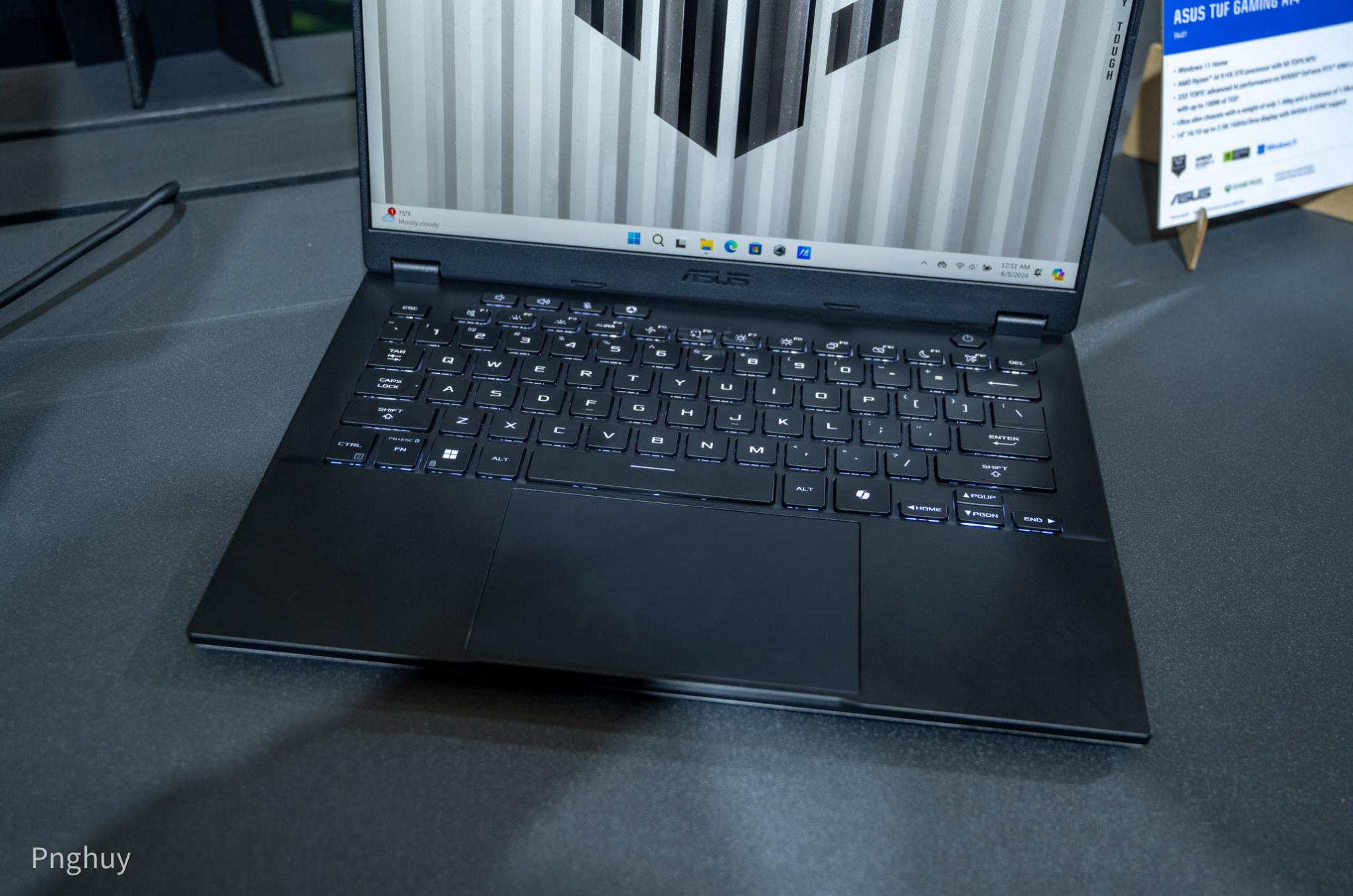 hands on asus tuf gaming a14 16