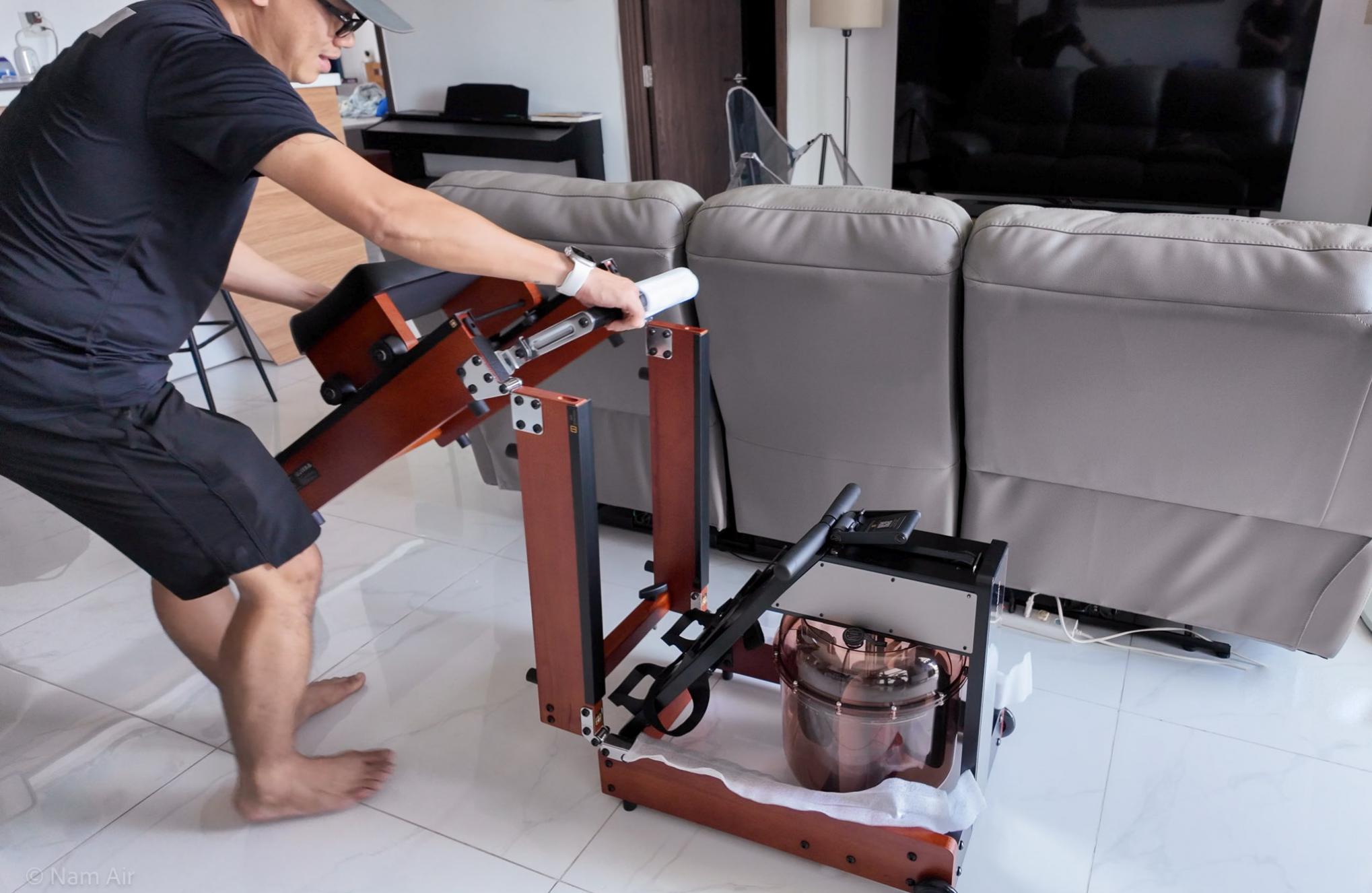 kingsmith wr1 review folding rowing machine 8